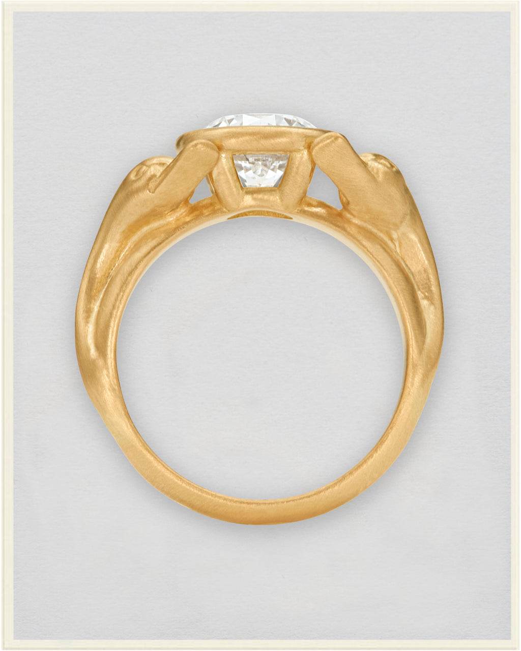 Twin Swan Leda Ring