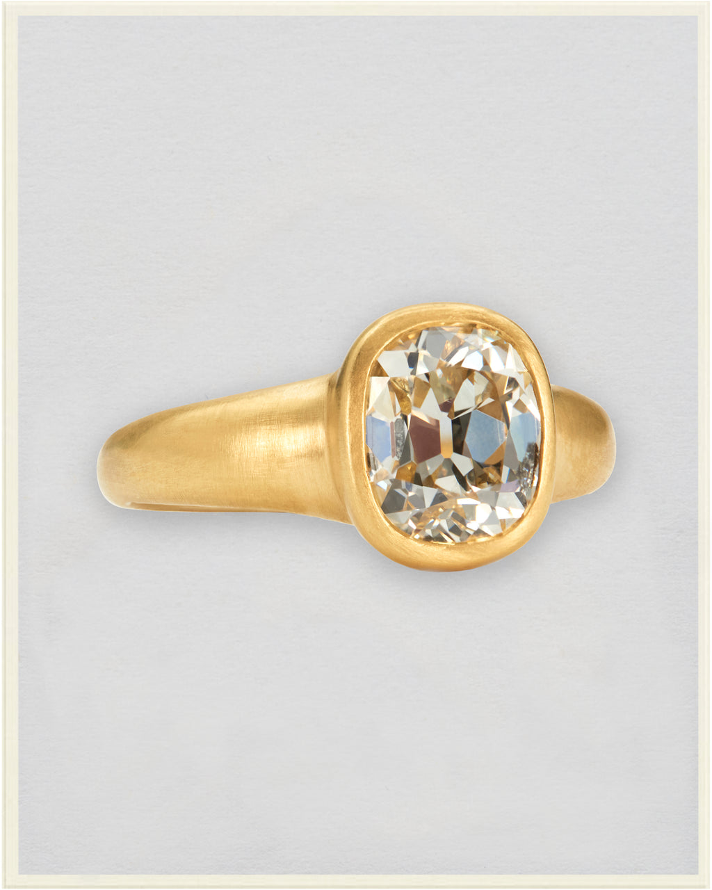 Old Mine Diamond Isolde Ring