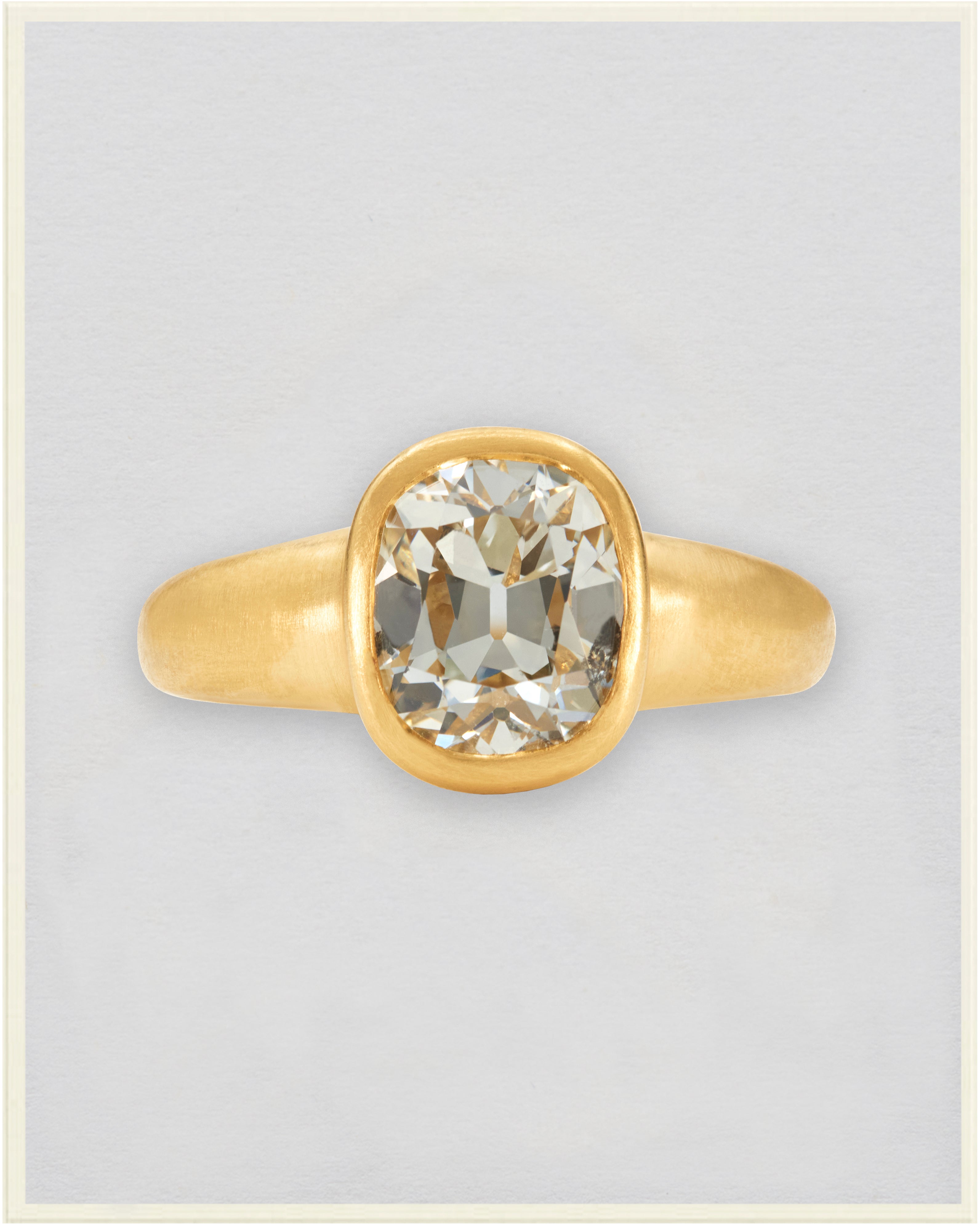 Old Mine Diamond Isolde Ring