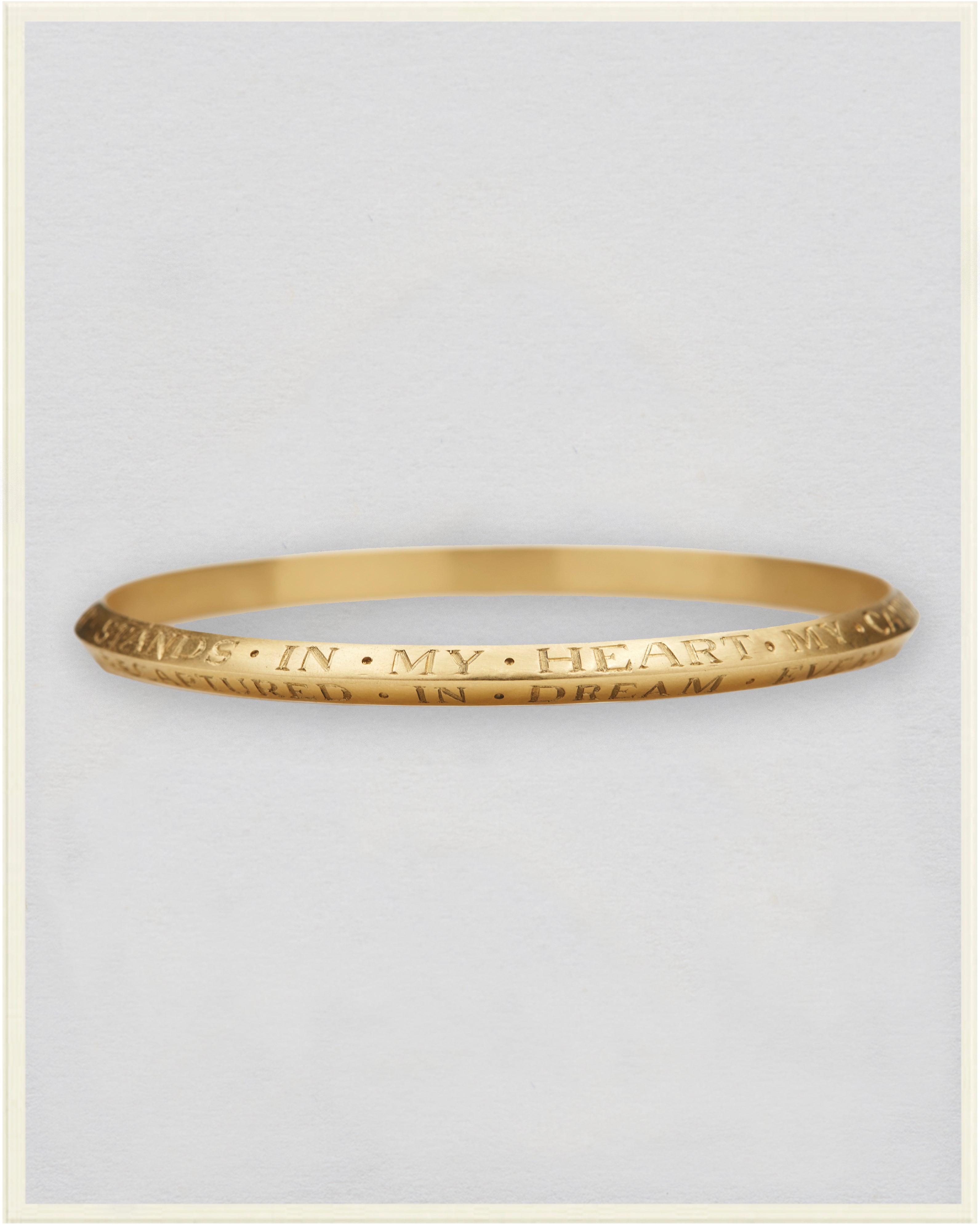 Poesy Bangle Thin