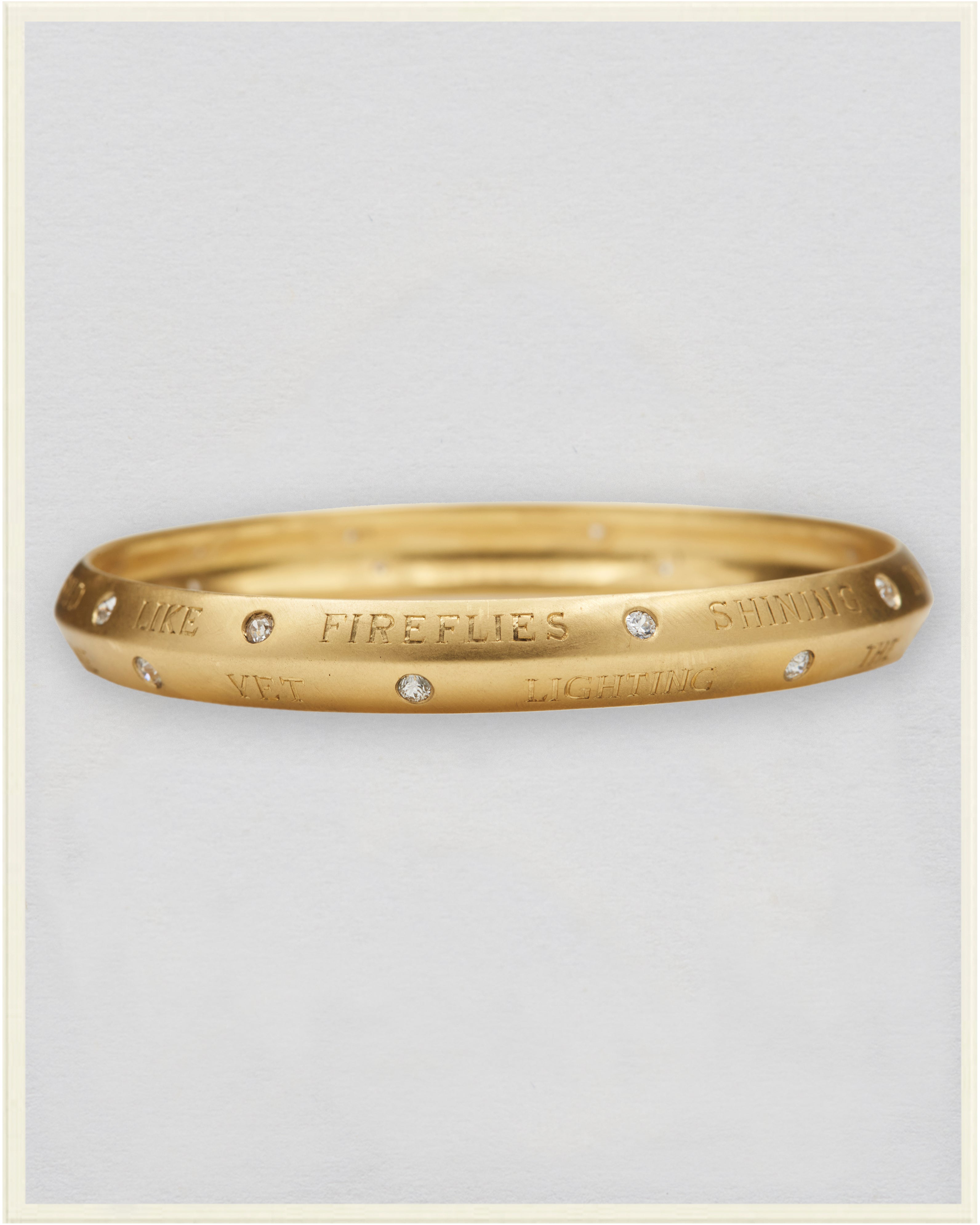 Poesy Bangle Thick